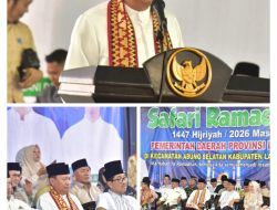Ketua DPRD Provinsi Lampung yang diwakili oleh Anggota DPRD Provinsi Lampung, Drs. Mikdar Ilyas, M.M., memimpin Tim Safari Ramadhan
