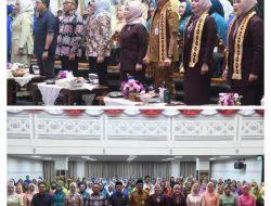 Pelantikan Pengurus Badan Kerja Sama Organisasi Wanita (BKOW) Provinsi Lampung masa bhakti 2025–2030, DPRD dan IKAD tegaskan dukungan penguatan peran perempuan