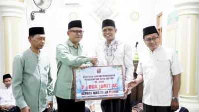 PEMKOT METRO SILAHTURAHMI Pada Momentum SAFARI RAMADHAN DI MASJID AR-RAHIM PURWOASRI