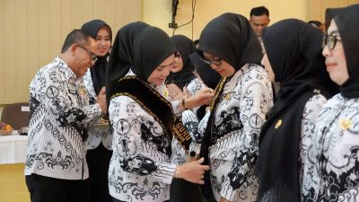 Lantik Lima Ibunda Guru Kabupaten, Purnama Wulan Sari Mirza Tegaskan Peran Strategis Pendamping Pendidikan