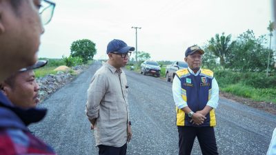 Jalan Rawa Jitu Umbul Mesir Dibangun, Distribusi Hasil Pertanian Semakin Lancar