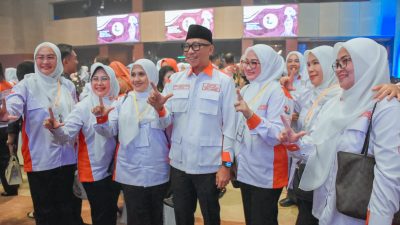 Gubernur Lampung  Hadiri Pengukuhan Srikandi Jaga Desa, Dorong Peran Perempuan Membangun Desa.