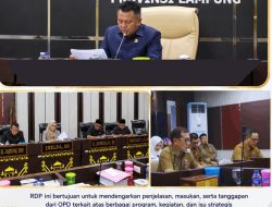 Komisi II DPRD Provinsi Lampung Gelar RPD Guna Pelaksanaan Fungsi Pengawasan