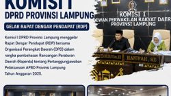 Wakil Ketua Komisi I DPRD Lampung Pimpin RDP Bahas Pertanggungjawaban APBD 2025 Mitra Kerja