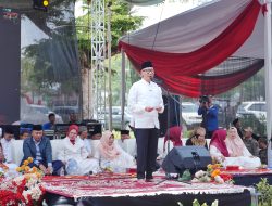 Gubernur Mirza Hadiri Pengajian Akbar Dalam Rangka HUT Ke-35 Kabupaten Lampung Barat