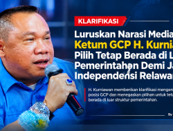 Klarifikasi Luruskan Narasi Media, Ketum GCP Hi. Kurniawan Lebih Memilih Tetap Berada di Luar Pemerintahan Demi Jaga Independensi Relawan