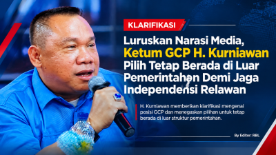 Klarifikasi Luruskan Narasi Media, Ketum GCP Hi. Kurniawan Lebih Memilih Tetap Berada di Luar Pemerintahan Demi Jaga Independensi Relawan