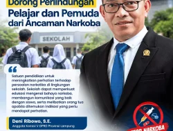 Anggota Komisi V DPRD Provinsi Lampung Dorong Perlindungan Pelajar dan Pemuda dari Ancaman Narkoba