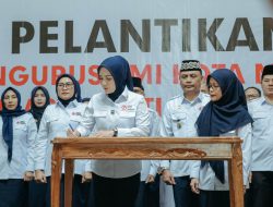 Purnama Wulan Sari Mirza Ketua PMI Lampung Lantik Pengurus PMI Kota Metro Masa Bakti 2026-2031