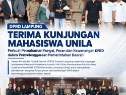 DPRD Lampung Terima Kunjungan Mahasiswa Ilmu Pemerintahan Unila